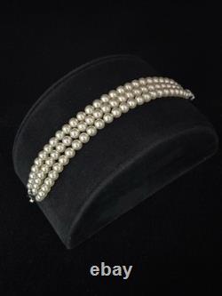 TRIFARI Orientique 1953 Parure Pearls Rhinestones Sterling A. Philippe READ TRIFARI Orientique 1953 Parure Pearls Rhinestones Sterling A. Philippe READ