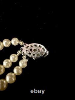 TRIFARI Orientique 1953 Parure Pearls Rhinestones Sterling A. Philippe READ