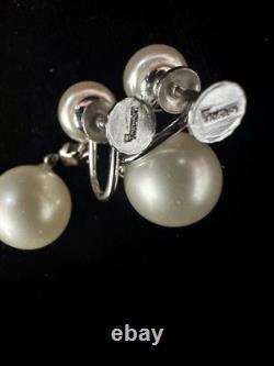 TRIFARI Orientique 1953 Parure Pearls Rhinestones Sterling A. Philippe READ
