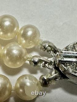 TRIFARI Orientique 1953 Parure Pearls Rhinestones Sterling A. Philippe READ TRIFARI Orientique 1953 Parure Pearls Rhinestones Sterling A. Philippe READ