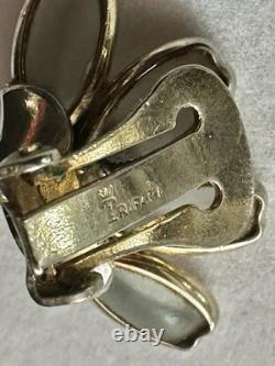 TRIFARI Petalettes Floral Set Alfred Philippe Gold-Trifanium Translucent 1949