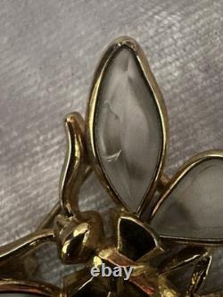 TRIFARI Petalettes Floral Set Alfred Philippe Gold-Trifanium Translucent 1949