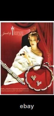 TRIFARI Premiere 1953 Set Crystal Baguettes Rhodium Alfred Philippe Box