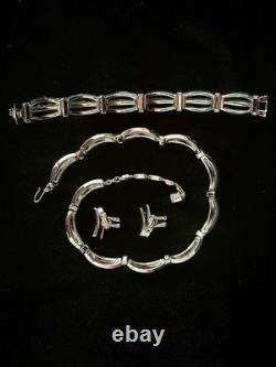 TRIFARI Premiere 1953 Set Crystal Baguettes Rhodium Alfred Philippe Box