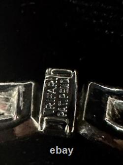 TRIFARI Premiere 1953 Set Crystal Baguettes Rhodium Alfred Philippe Box