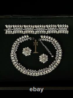 TRIFARI Queen Anne 1956 Set Crystal Rhinestones Alfred Philippe PAT PEND