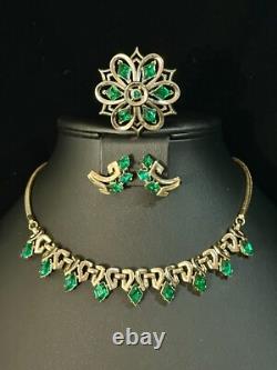 TRIFARI Queen Of Diamonds Alfred Philippe Trifanium Diamonds Emerald-Green