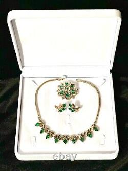 TRIFARI Queen Of Diamonds Alfred Philippe Trifanium Diamonds Emerald-Green