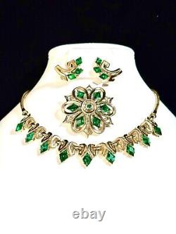 TRIFARI Queen Of Diamonds Alfred Philippe Trifanium Diamonds Emerald-Green