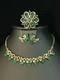 TRIFARI Queen Of Diamonds Set Alfred Philippe Trifanium Diamonds Emerald-Green