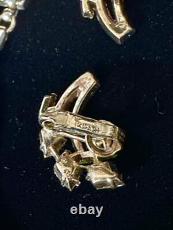 TRIFARI Queen Of Diamonds Set Alfred Philippe Trifanium Diamonds Emerald-Green