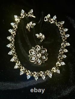 TRIFARI Queen of Diamonds Alfred Philippe BOOK Set Gold-Trifanium PAT PEND