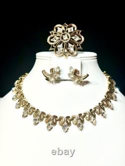 TRIFARI Queen of Diamonds Alfred Philippe BOOK Set Gold-Trifanium PAT PEND