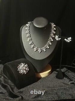 TRIFARI Queen of Diamonds Alfred Philippe BOOK Set Silver-Trifanium PAT PEND