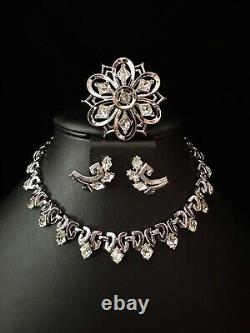 TRIFARI Queen of Diamonds Alfred Philippe BOOK Set Silver-Trifanium PAT PEND