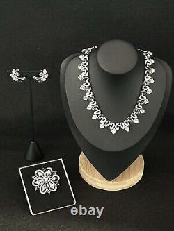 TRIFARI Queen of Diamonds Alfred Philippe BOOK Set Silver-Trifanium PAT PEND