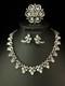 TRIFARI Queen of Diamonds Rhodium 1951 Crystal Rhinestones A. Philippe Box