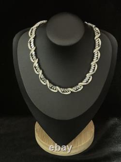 TRIFARI Reverie 1962 Set Crystal Rhinestones Rhodium Alfred Philippe PAT PEND