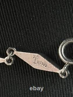 TRIFARI Rhodium Diamanté Parure 1949(Earrings) Brooch Necklace Bow Ribbon withBox