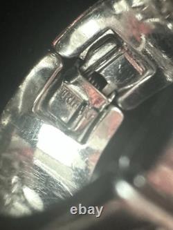 TRIFARI Rhodium Honeycomb Set Tessellated Alfred Philippe PAT PEND 1945