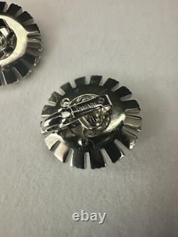 TRIFARI Rhodium Rhinestones Set Alfred Philippe Oval Rhinestones Crown withBox