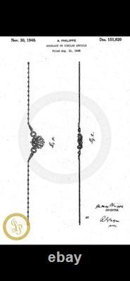 TRIFARI Ribbon Diamanté Set Alfred Philippe Navette Earrings Necklace PAT PEND