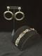 TRIFARI Royal Ransom 1953 Earrings Bracelet Gold Open-Work Crystal A. Philippe