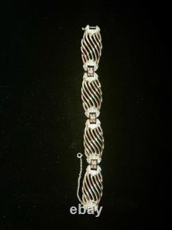 TRIFARI Royal Ransom 1953 Earrings Bracelet Gold Open-Work Crystal A. Philippe