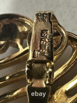 TRIFARI Royal Ransom Set Hearts Open-Work Diamanté Alfred Philippe 1953 withBox