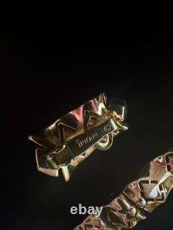 TRIFARI Ruby-RED Set Diamond-Cut Rhinestones Gold-Trifanium Alfred Philippe
