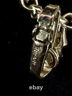 TRIFARI Ruby Red Diamanté Parure Alfred Philippe 1952 Drop-Dangle Crown withBox