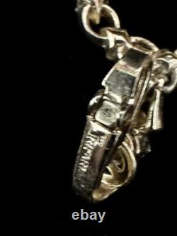 TRIFARI Ruby Red Diamanté Parure Alfred Philippe 1952 Drop-Dangle Crown withBox