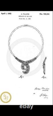 TRIFARI Ruby Red Diamanté Parure Alfred Philippe 1952 Drop-Dangle Crown withBox