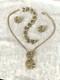 TRIFARI Snowflake Book Set Gold-Trifanium Alfred Philippe Baguette PAT PEND