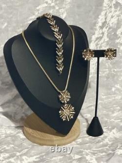 TRIFARI Snowflake Book Set Gold-Trifanium Alfred Philippe Baguette PAT PEND
