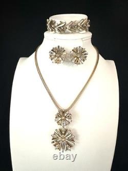TRIFARI Snowflake Book Set Gold-Trifanium Alfred Philippe Baguette PAT PEND