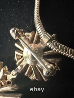 TRIFARI Snowflake Book Set Gold-Trifanium Alfred Philippe Baguette PAT PEND