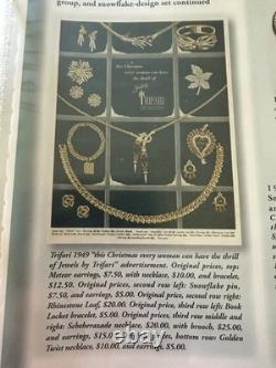 TRIFARI Snowflake Book Set Gold-Trifanium Alfred Philippe Baguette PAT PEND
