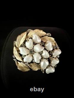 TRIFARI Sorrento 1959 Set Gold Baby-Teeth Baroque-Pearls Alfred Philippe withBox