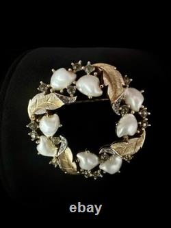 TRIFARI Sorrento 1959 Set Gold Baby-Teeth Baroque-Pearls Alfred Philippe withBox