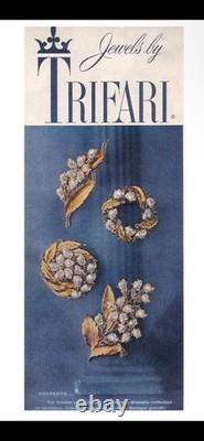 TRIFARI Sorrento 1959 Set Gold Baby-Teeth Baroque-Pearls Alfred Philippe withBox