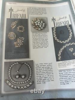 TRIFARI Sorrento 1959 Set Gold Baby-Teeth Baroque-Pearls Alfred Philippe withBox