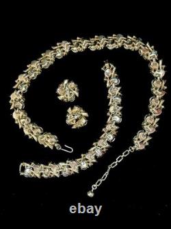 TRIFARI Southampton 1959 Set White Turquoise Baroque Seed Gold Alfred Philippe