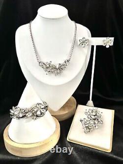TRIFARI Star Flowers Set 4-5-6 Petals Alfred Philippe Trifanium PAT PEND