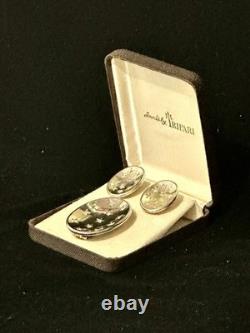 TRIFARI Star Spangled Set Earrings Brooch Alfred Philippe Honeycomb withBOX