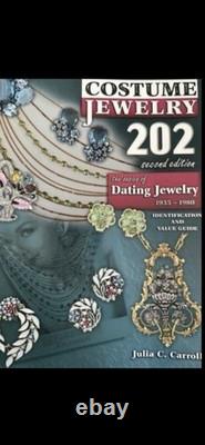 TRIFARI Starflower Set 1951 Gold Crystal Teardrop Alfred Philippe PAT PEN Book