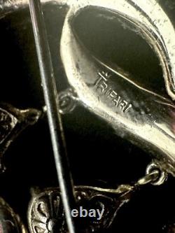TRIFARI Stars of Baguettes 1953 Set Halo Spangled Crystal Alfred Philippe Box