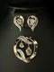 TRIFARI Stars of Baguettes 1953 Set Spangle Crystals Alfred Philippe Crown