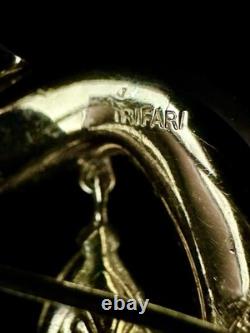 TRIFARI Stars of Baguettes 1953 Set Spangle Crystals Alfred Philippe Crown
