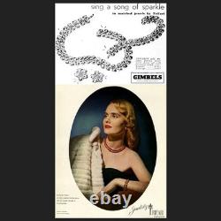 TRIFARI Sterling'Alfred Philippe' Aquamarine and Diamante Necklace & Bracelet